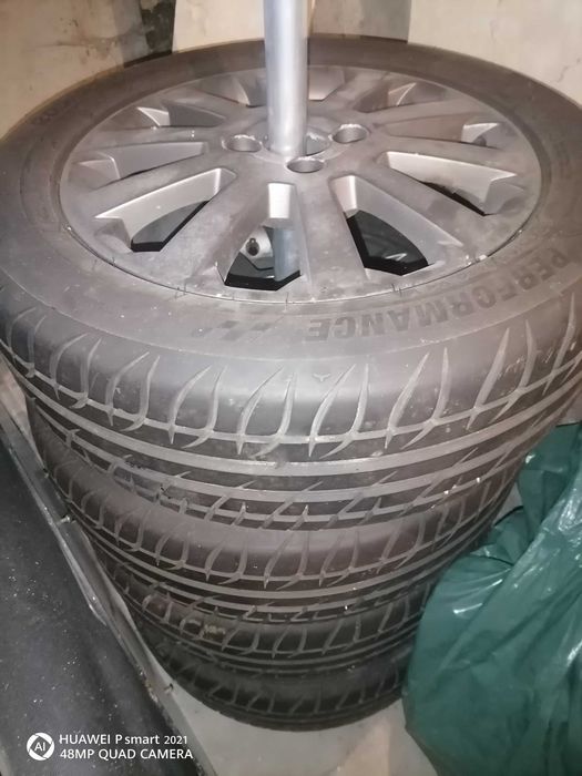 Urgebt: Jante aliaj Renaut Megaje 2 16" 4 x 100 cm cu cauciucuri Noi P