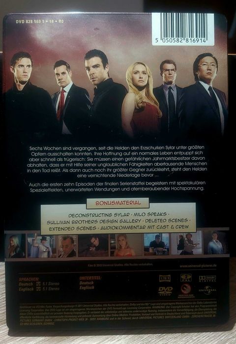 4X DVD Heroes season 4.1 Steelbook edition