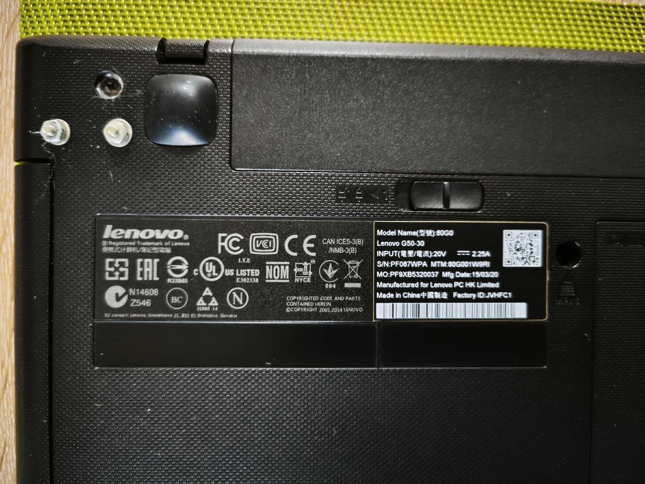 Laptop Lenovo G50-30