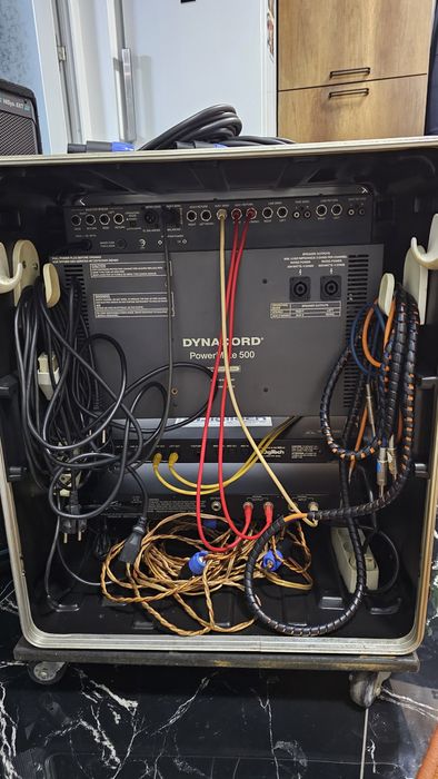 Statie DYNACORD PowerMate 500 si boxe PEAVEY SERIA XT