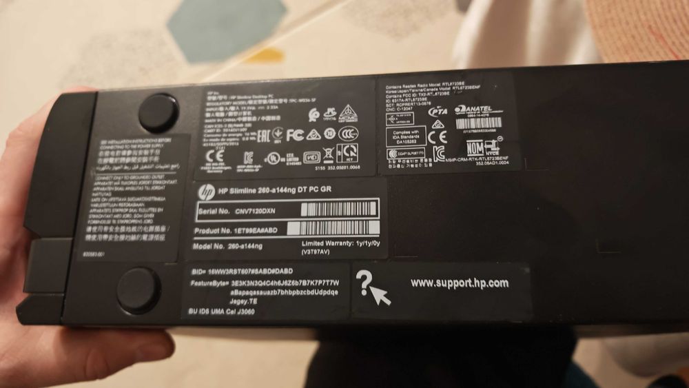 Unitate PC HP Slimline – mic, silențios,8gb ram  1TB stocare – Suceava