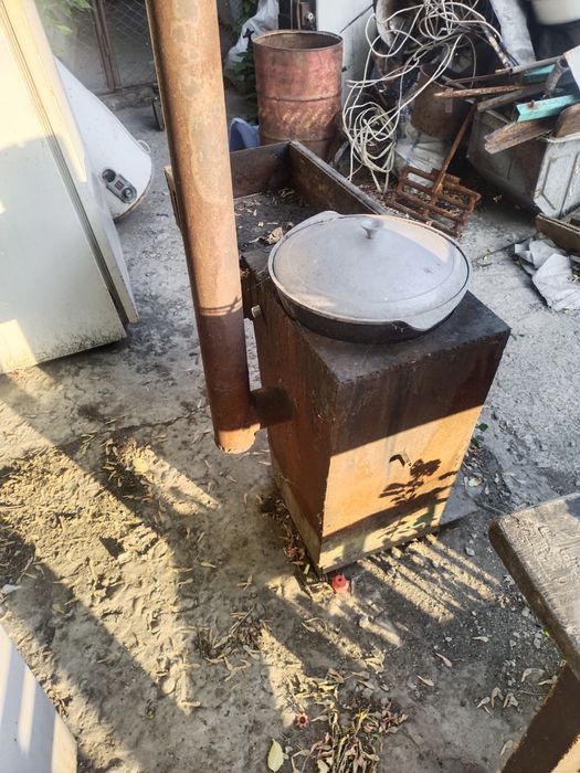 Мангал печь казан