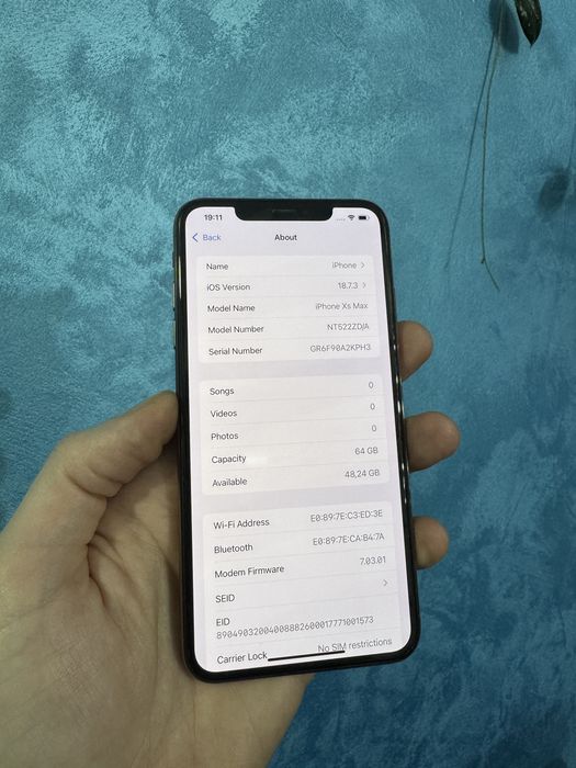 iPhone XS Max ca NOU * Grand * Garantie 1 AN
