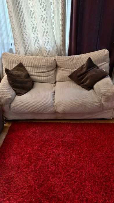 Canapea 2 locuri material raiat, provenienta Mobexpert