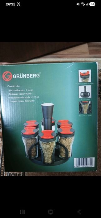 Set condimente 7 piese