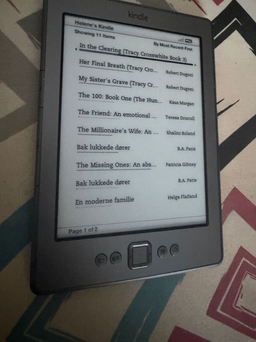 Amazon Kindle model D01100,