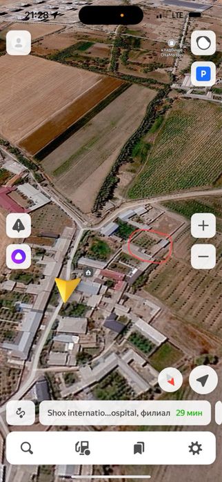 Срочно Продаётся земля по рыночной цене. На Яшнабадском районе.