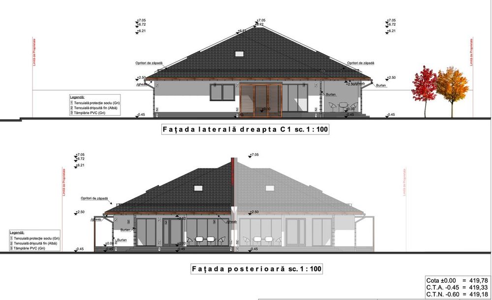 Teren 445 mp. cu autorizație de construire emisă, Turnișor, Sibiu
