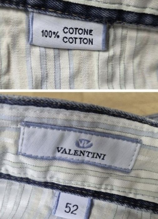 Blugi Bărbați Valentini, Denim 100% Bumbac, Croială Dreaptă - 52