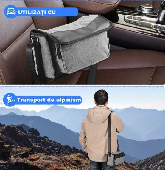 Concentrator de oxigen portabil pe baterie oxigen 3 L/minut sigilat