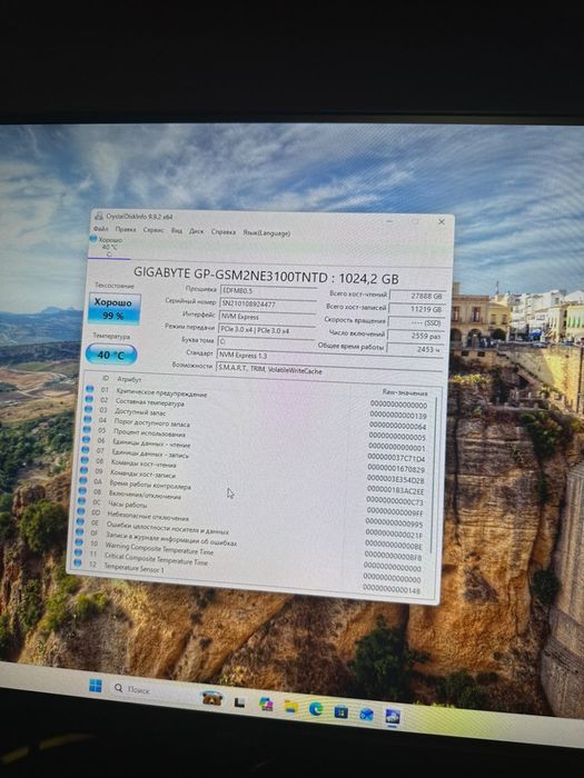 SSD M.2 1TB 100% 99% 92% SATA