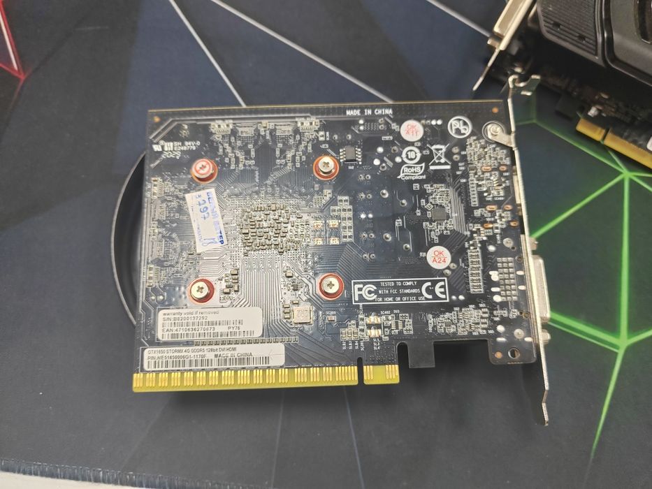 Видеокарты GTX 1650 4 гб
