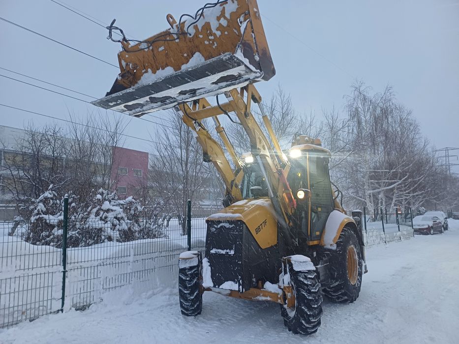 Услуги экскаватор-погрузчика уборка снега