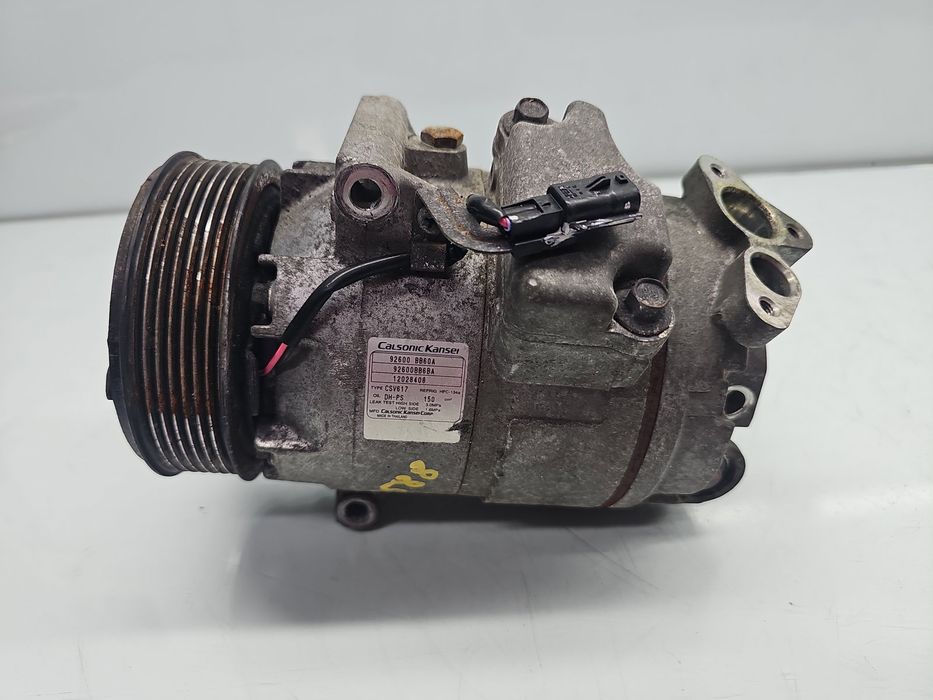 Compresor clima Nissan Qashqai [Fabr 2007-2014] 92600 BB60A 1.6 dCi R9