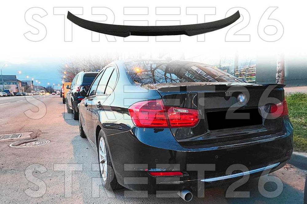 Eleron Portbagaj Lip BMW Seria 3 F30 (12-19) M4 Design Negru Lucios