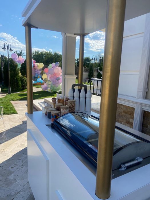 Inghetata evenimente/ ice cream bar/ Gelato Bar Waffle Bar Popcorn Bar