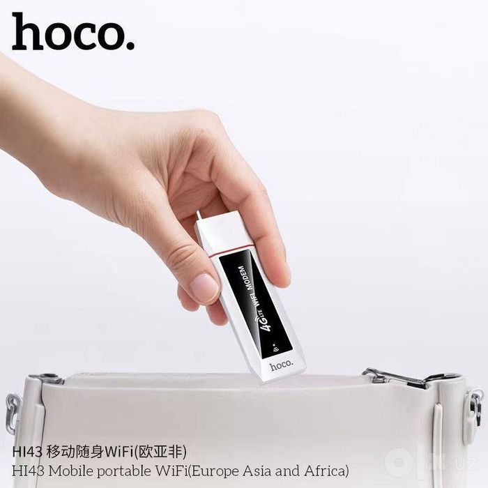 4G Modem Wi-Fi HOCO HI43 Компактный Портативный Роутер. Есть доставка