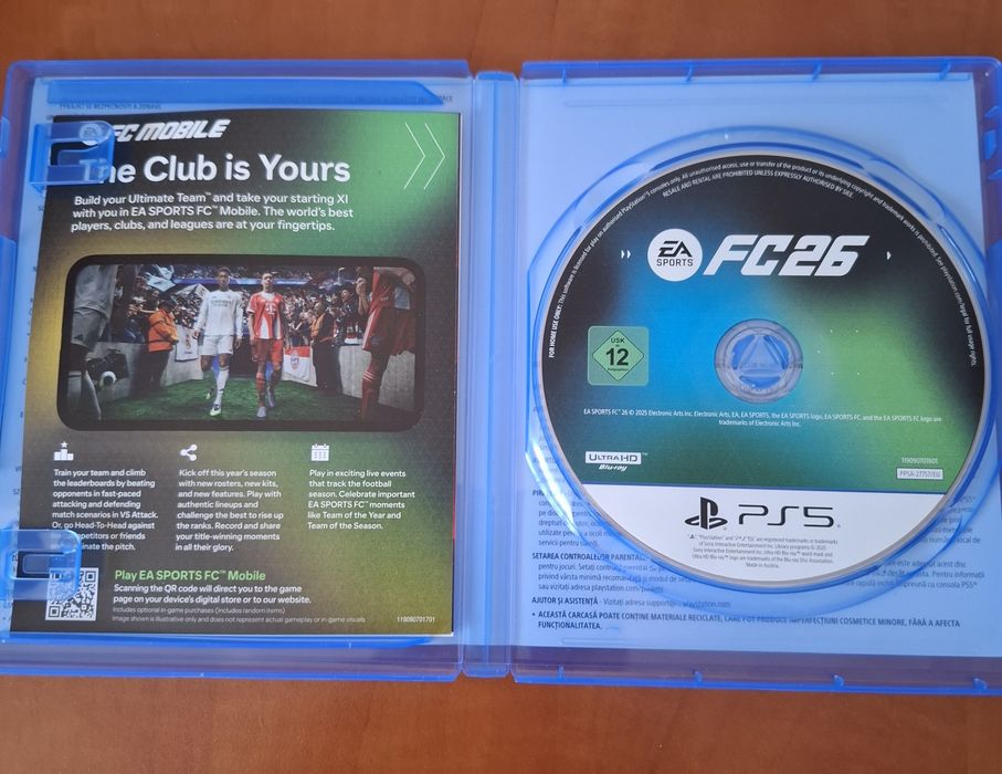 Joc FC 26( Fifa 26) pentru Playstation 5 impecabil