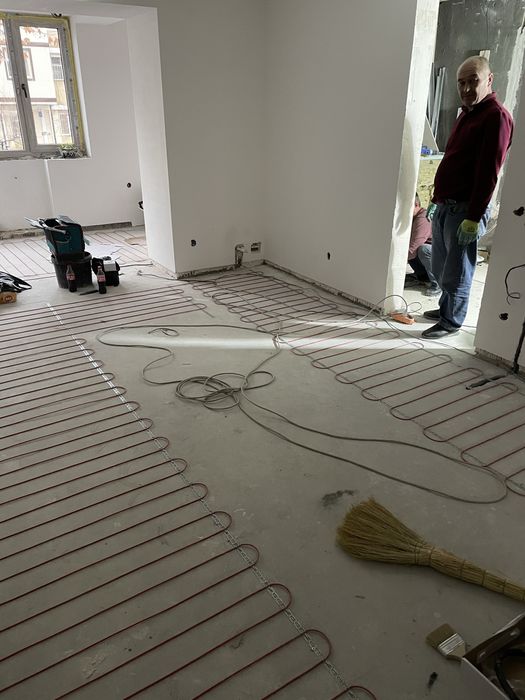Тёплый Пол под Кафель, в Стяжку, Наливной пол Гарантия 50 лет!