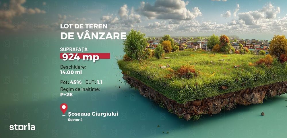 Teren intravilan - curs constructii, Soseaua Giurgiului, Sector 4