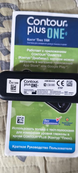 Глюкометр Contour plus. ONE