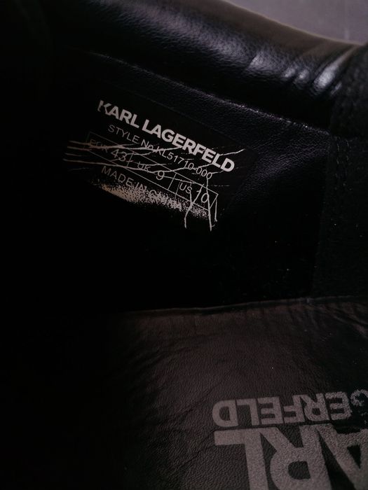 karl lagerfeld kl51710-000 - страхотни мъжки кецове 43