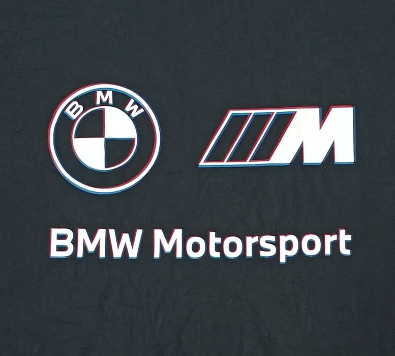 Puma BMW Motorsport Shirt оригинална тениска XL Пума БМВ черна фланелка