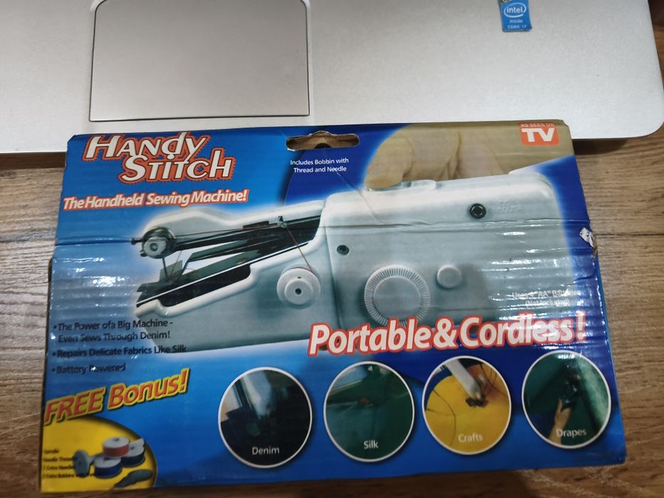 Портативная ручная швейная машинка Handy Stitch