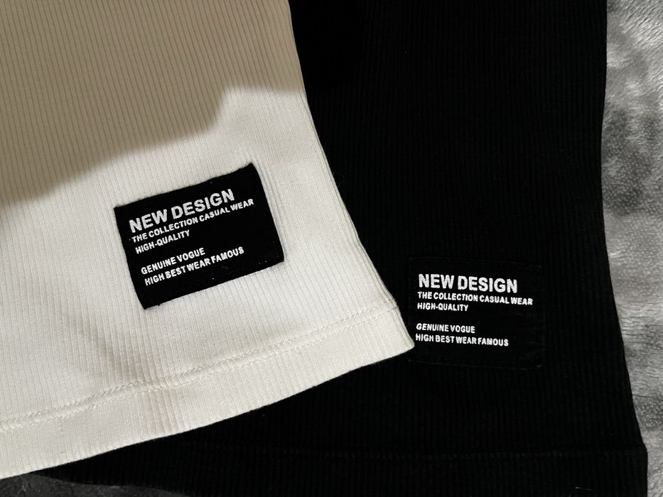 Oq va qora Crop toplar