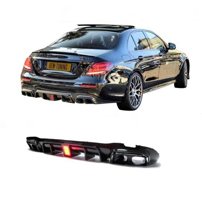 Заден дифузьор BRABUS LED Mercedes-Benz E63s AMG  W213 (2016-2019)