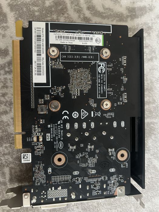 Продам GTX 1650 4gb