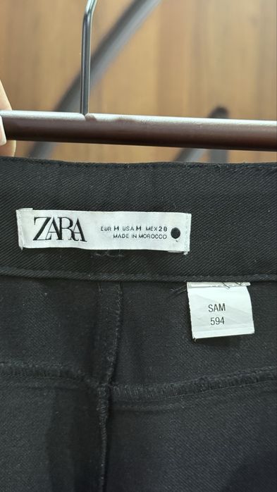 Зара оригинал кора шим/ зара оригиналные черные брюки