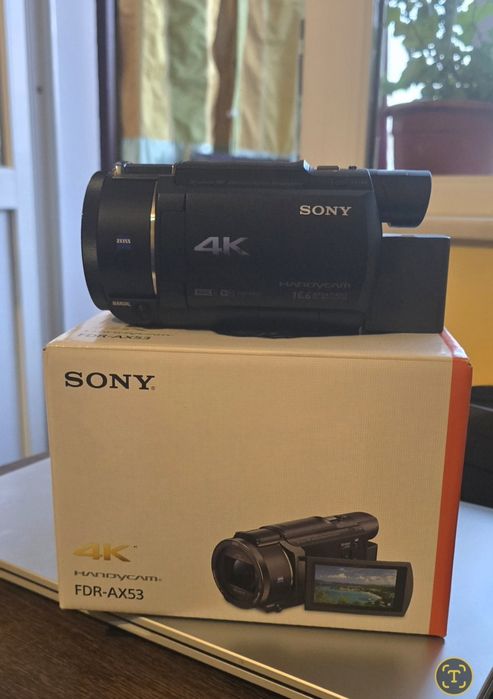 vand Camera video SONY HandyCam
FDR-AX43B, 4K, Wi-Fi, negru