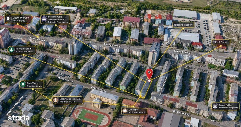 Apartament 2 camere 39 mp ~ Parter, Micro 6, Targoviste