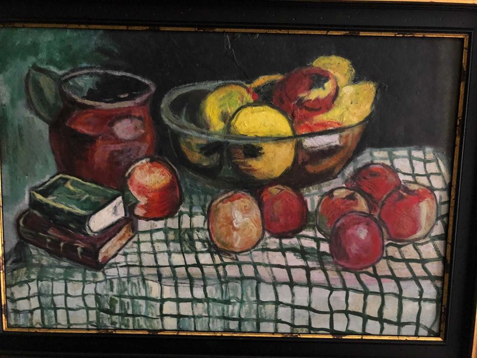 Tablou vechi,pictura in ulei!