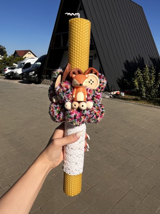 Lumanari botez handmade