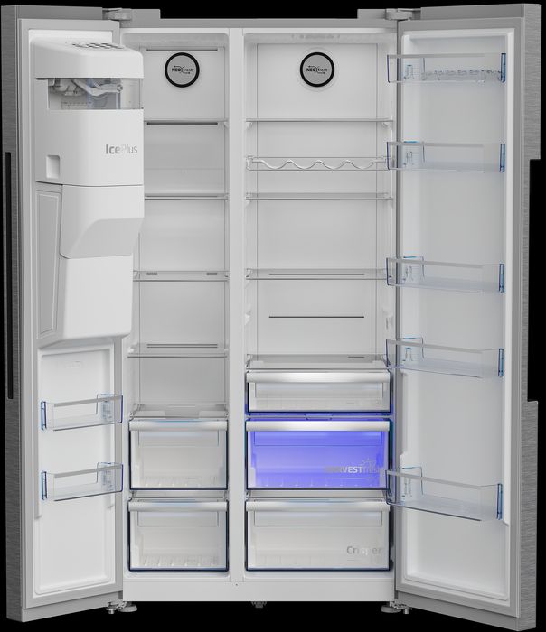 Нов хладилник Side by side Beko 571 л, NeoFrost Dual Cooling