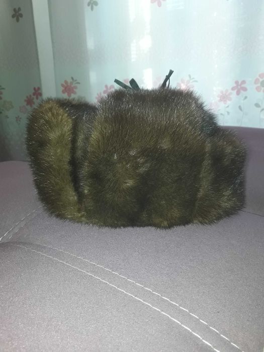 шапка ушанка норковая