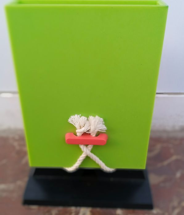 Карандашница детская Турист,винтаж СССР, пластик, 12 см