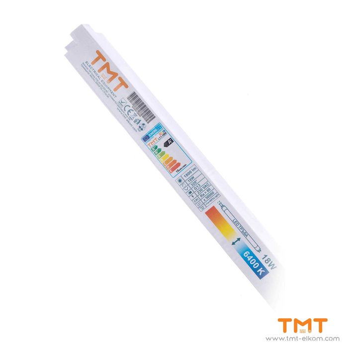 ТРЪБА LED 18W 6400K 2100Lm Т8 ТМТ 1200mm LT1-18W (25 броя пакет)
