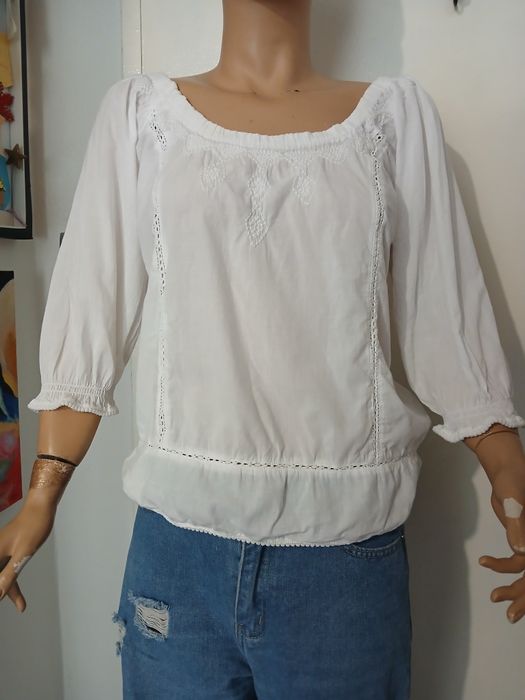 Дънки и лятна риза/туника S/M с подарък