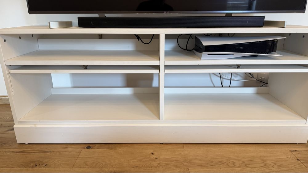 Comoda TV IKEA HEMNES – lemn masiv, model mare 160 cm