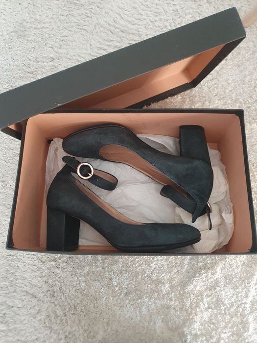 Pantofi Musette, piele naturala, marimea 35