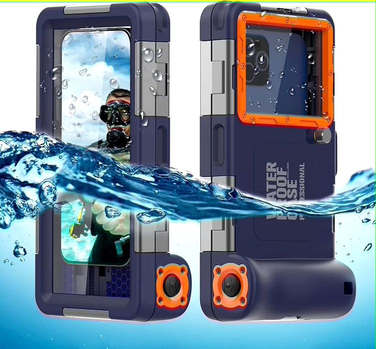 Carcasă subacvatică SHELLBOX 2nd Gen | Waterproof 15 m | iPhone & Samsung | Completă