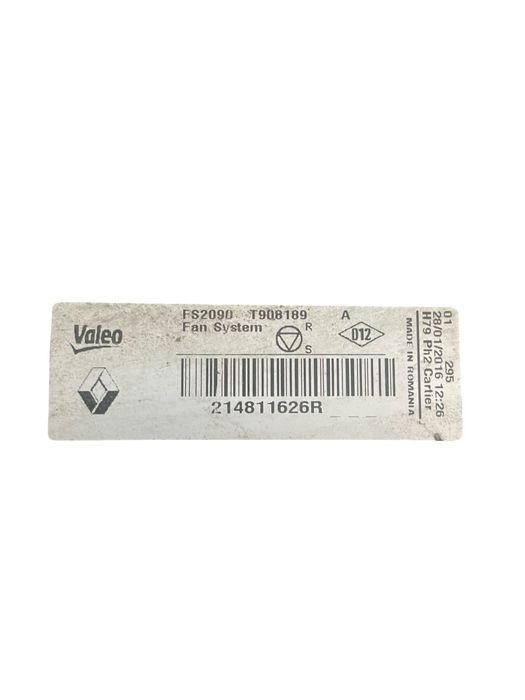 Electroventilator Dacia Duster 2010 -> 214811626R