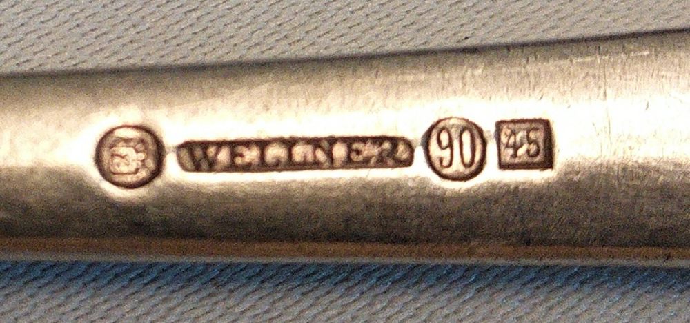 Ложки старинные, серебрение.