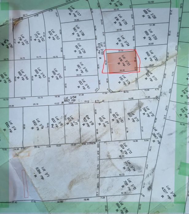 Vând teren intravilan – 616 mp – Cuza Vodă (Medgidia, jud. Constanța)