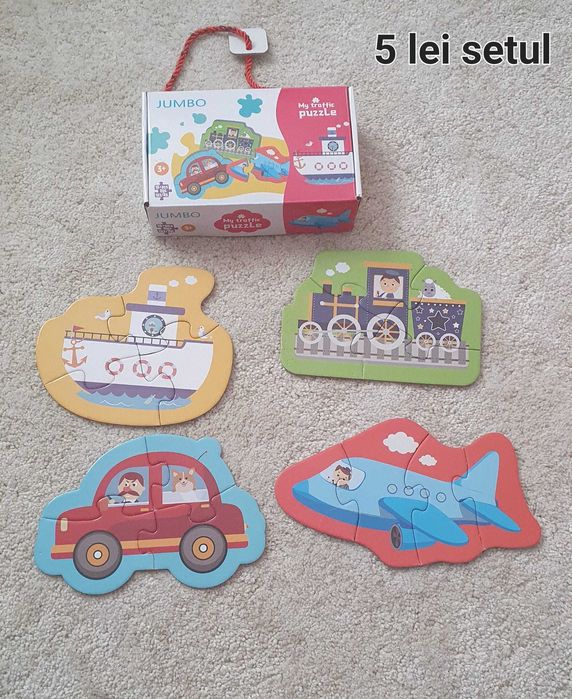 Puzzle si jucarii pentru copii mici