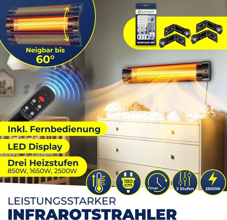 Încălzitor infraroșu 2500W