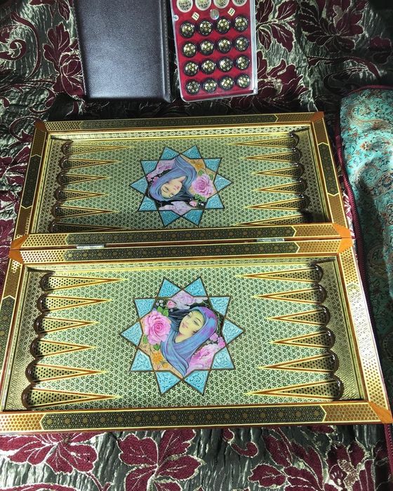 Нарды  шахматы ручной работы